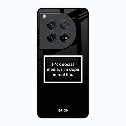 Dope In Life Oneplus 12 Glass Back Cover Online