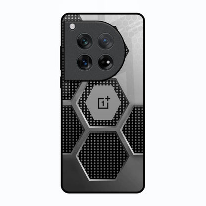 Hexagon Style Oneplus 12 Glass Back Cover Online