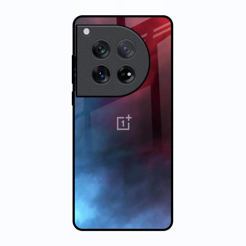 Smokey Watercolor Oneplus 12 Glass Back Cover Online