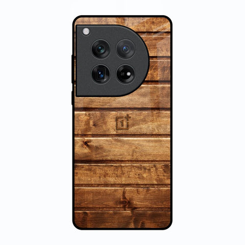 Wooden Planks Oneplus 12 Glass Back Cover Online