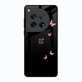 Fly Butterfly Oneplus 12 Glass Back Cover Online