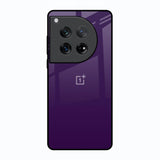 Dark Purple Oneplus 12 Glass Back Cover Online