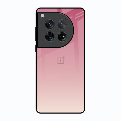 Blooming Pink Oneplus 12 Glass Back Cover Online