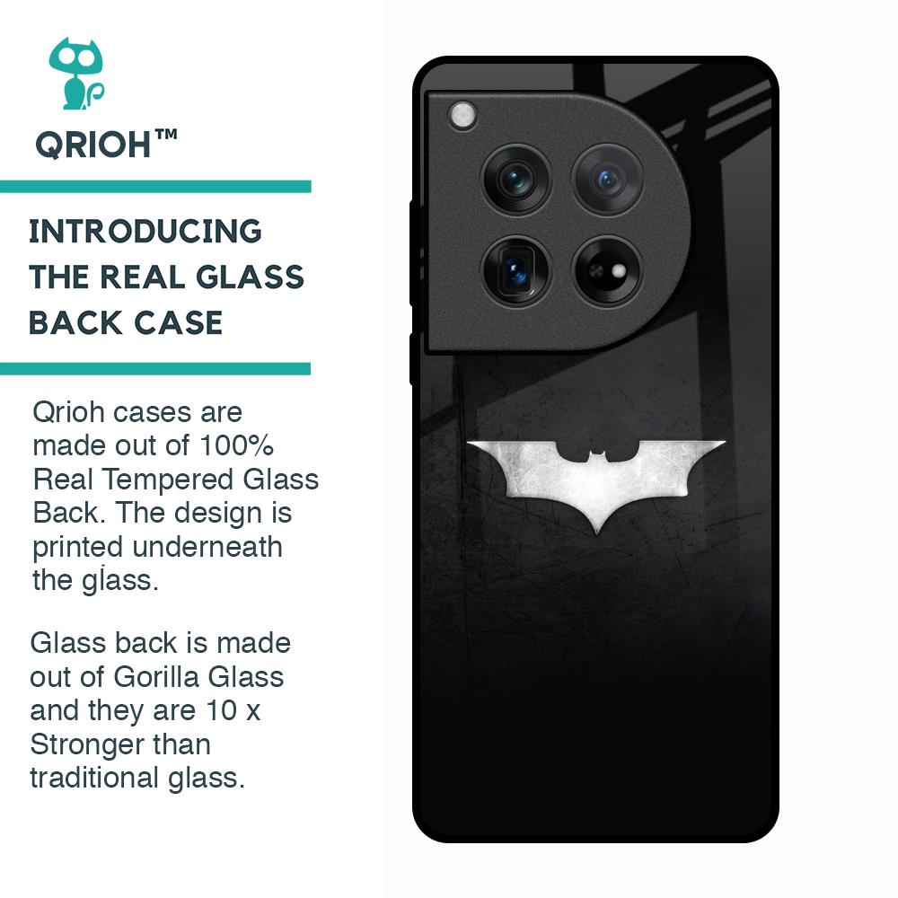 Super Hero Logo Glass Case for Oneplus 12