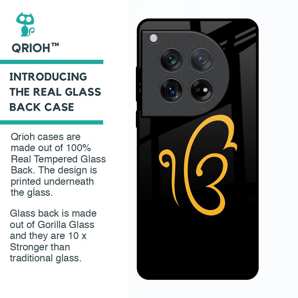 Luxury Fashion Initial Glass Case for Oneplus 12