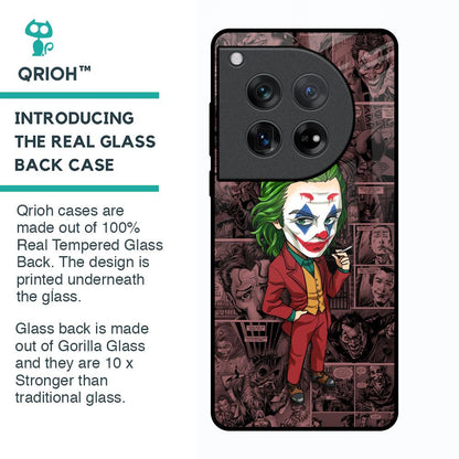 Joker Cartoon Glass Case for Oneplus 12