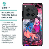 Radha Krishna Art Glass Case for Oneplus 12