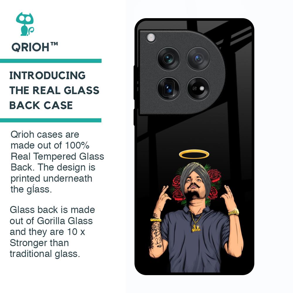 Punjabi Singer Poster Glass Case for Oneplus 12