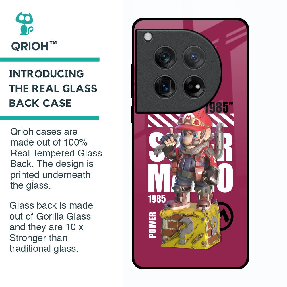 Gangster Hero Glass Case for Oneplus 12