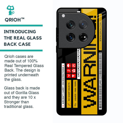 Aircraft Warning Glass Case for Oneplus 12