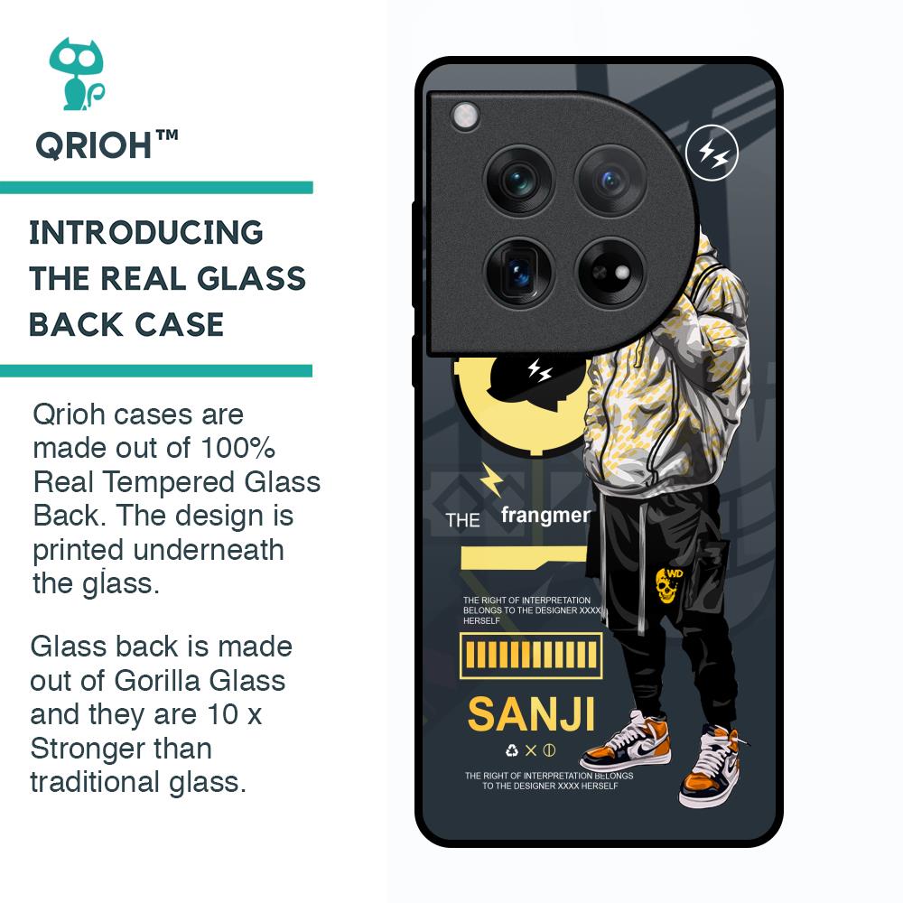 Cool Sanji Glass Case for Oneplus 12
