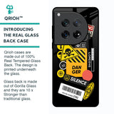 Danger Signs Glass Case for Oneplus 12