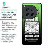 Zoro Wanted Glass Case for Oneplus 12
