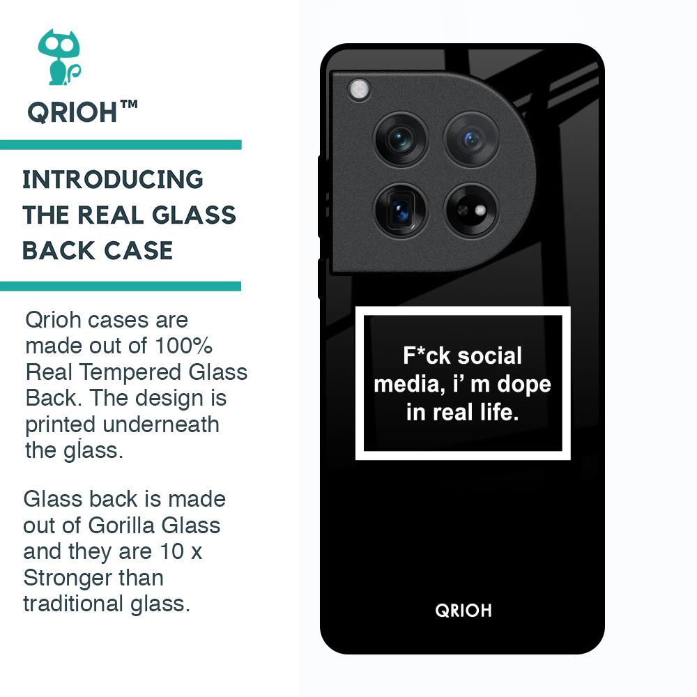 Dope In Life Glass Case for Oneplus 12