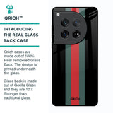 Vertical Stripes Glass Case for Oneplus 12