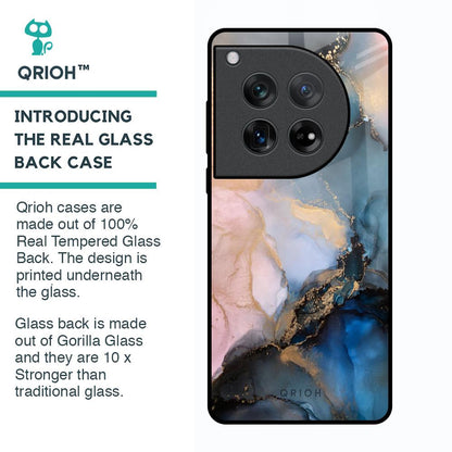 Marble Ink Abstract Glass Case for Oneplus 12