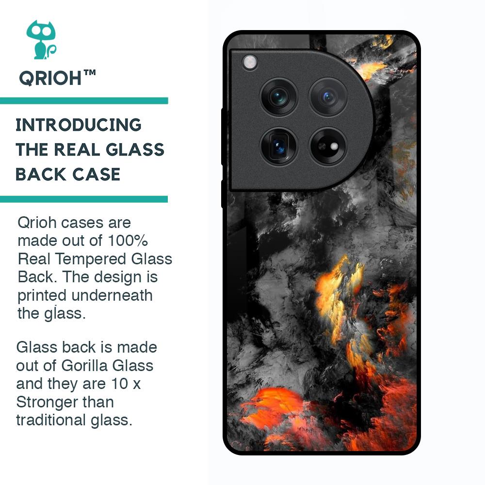 Lava Explode Glass Case for Oneplus 12