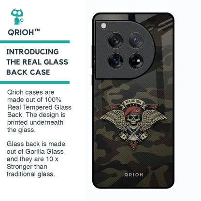 Army Warrior Glass Case for Oneplus 12