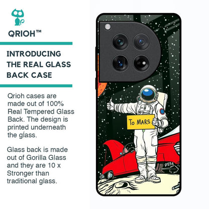 Astronaut on Mars Glass Case for Oneplus 12