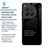 Black Soul Glass Case for Oneplus 12