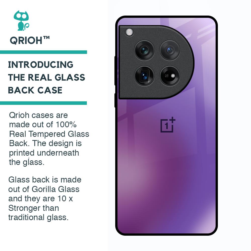 Ultraviolet Gradient Glass Case for Oneplus 12