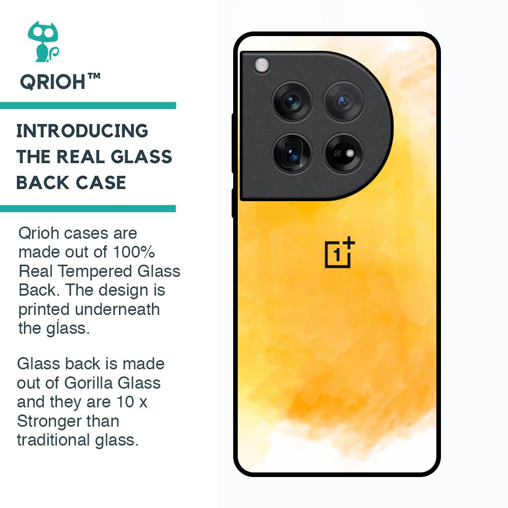 Rustic Orange Glass Case for Oneplus 12