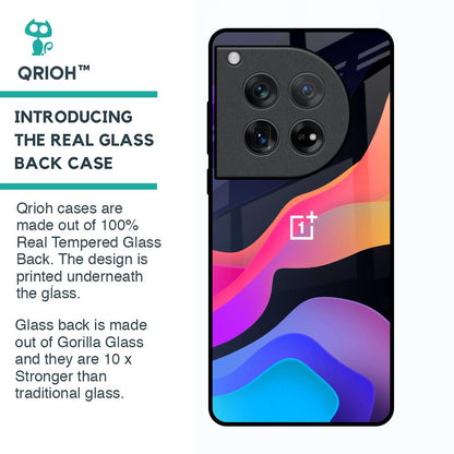 Colorful Fluid Glass Case for Oneplus 12