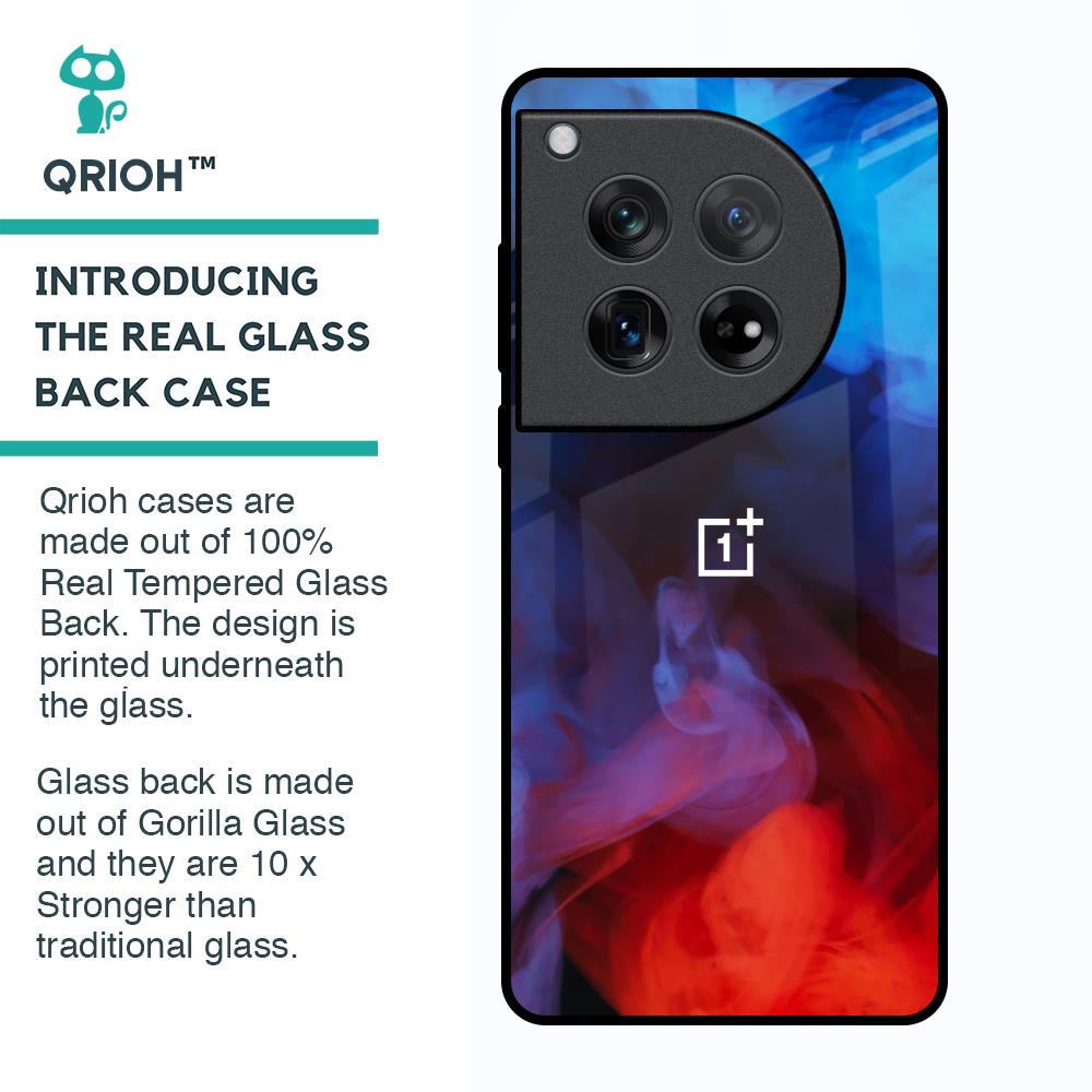 Dim Smoke Glass Case for Oneplus 12