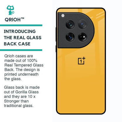 Fluorescent Yellow Glass case for Oneplus 12