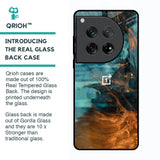Golden Splash Glass Case for Oneplus 12