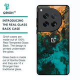 Watercolor Wave Glass Case for Oneplus 12