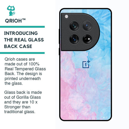 Mixed Watercolor Glass Case for Oneplus 12
