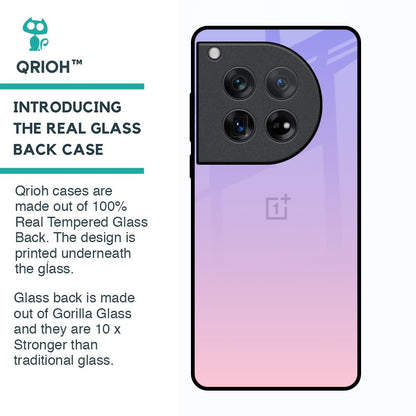 Lavender Gradient Glass Case for Oneplus 12