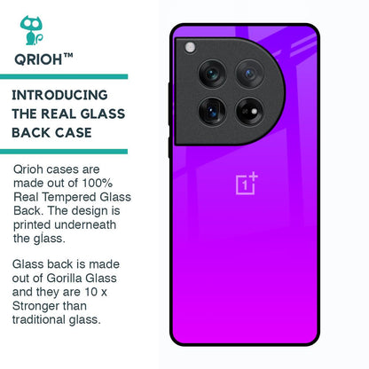 Purple Pink Glass Case for Oneplus 12