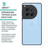 Pastel Sky Blue Glass Case for Oneplus 12