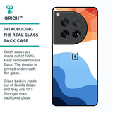 Wavy Color Pattern Glass Case for Oneplus 12
