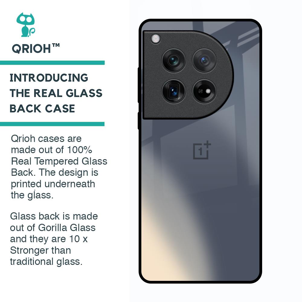 Metallic Gradient Glass Case for Oneplus 12