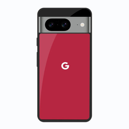 Solo Maroon Google Pixel 8 Glass Back Cover Online