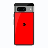 Blood Red Google Pixel 8 Glass Back Cover Online