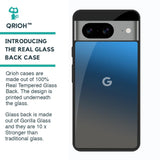 Blue Grey Ombre Glass Case for Google Pixel 8