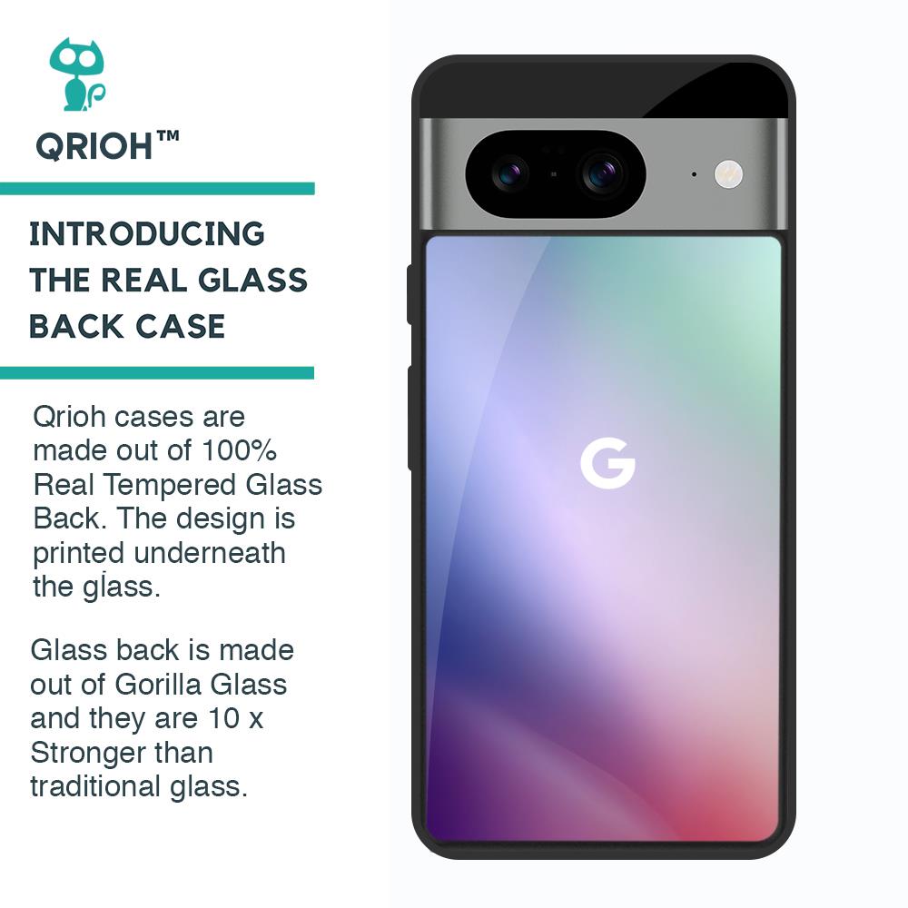 Abstract Holographic Glass Case for Google Pixel 8