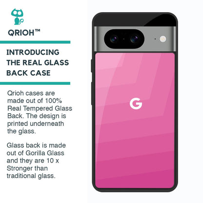 Pink Ribbon Caddy Glass Case for Google Pixel 8