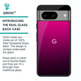 Purple Ombre Pattern Glass Case for Google Pixel 8