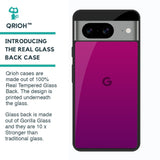 Magenta Gradient Glass Case For Google Pixel 8