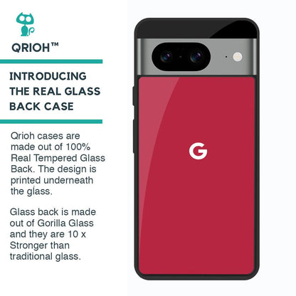 Solo Maroon Glass case for Google Pixel 8
