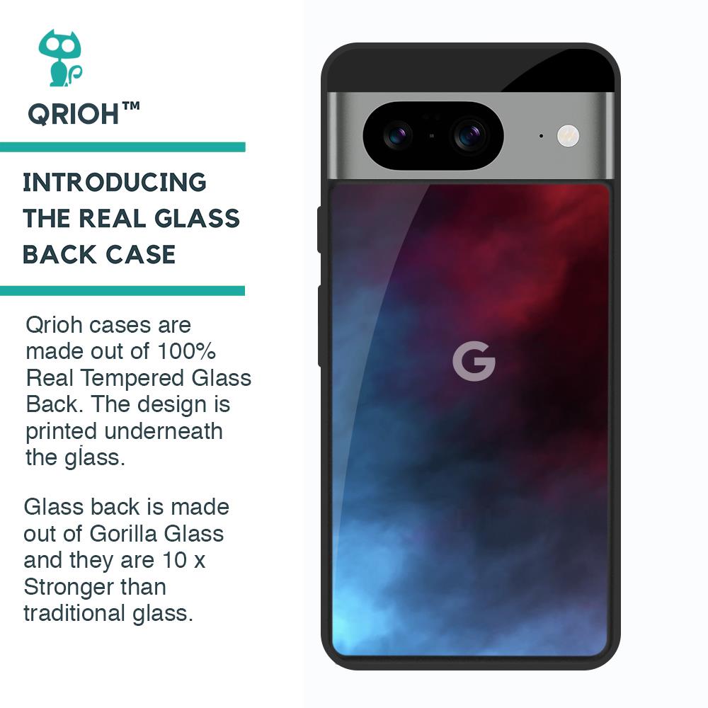 Smokey Watercolor Glass Case for Google Pixel 8
