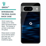 Blue Rough Abstract Glass Case for Google Pixel 8