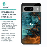 Golden Splash Glass Case for Google Pixel 8