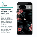 Tropical Art Flower Glass Case for Google Pixel 8