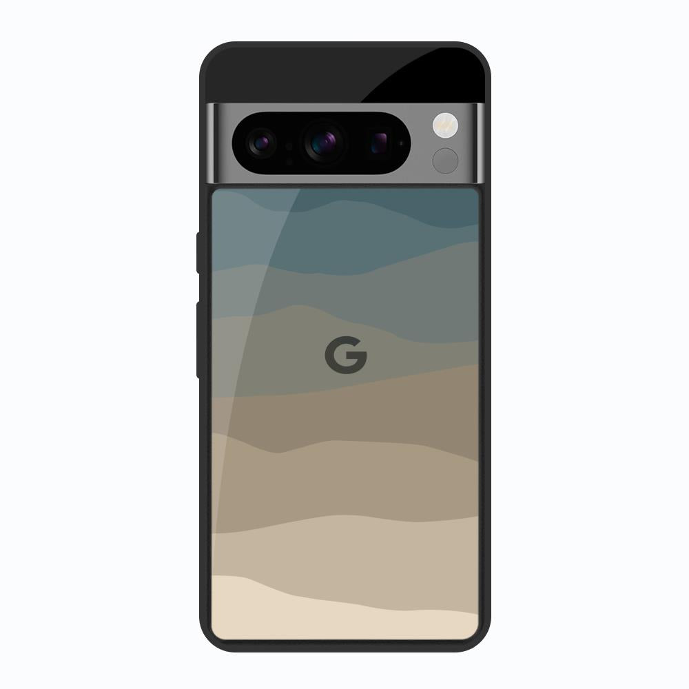 Abstract Mountain Pattern Google Pixel 8 Pro Glass Back Cover Online